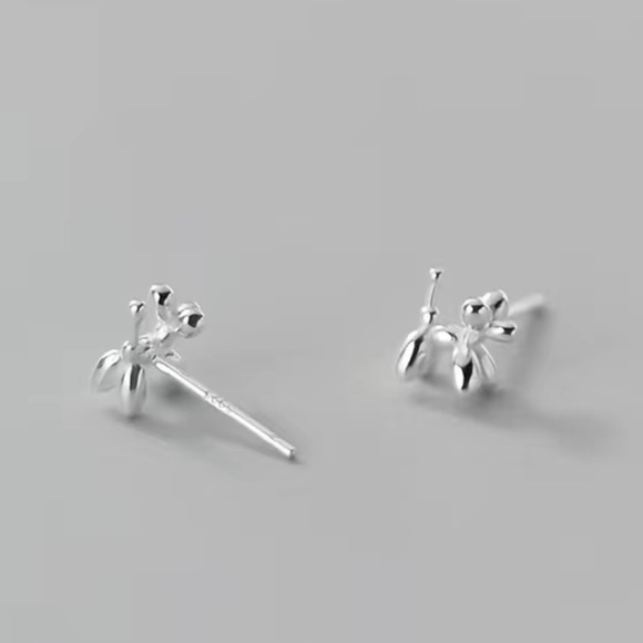 New Simple Dog Balloon Copper Earrings - Picture 2 of 3